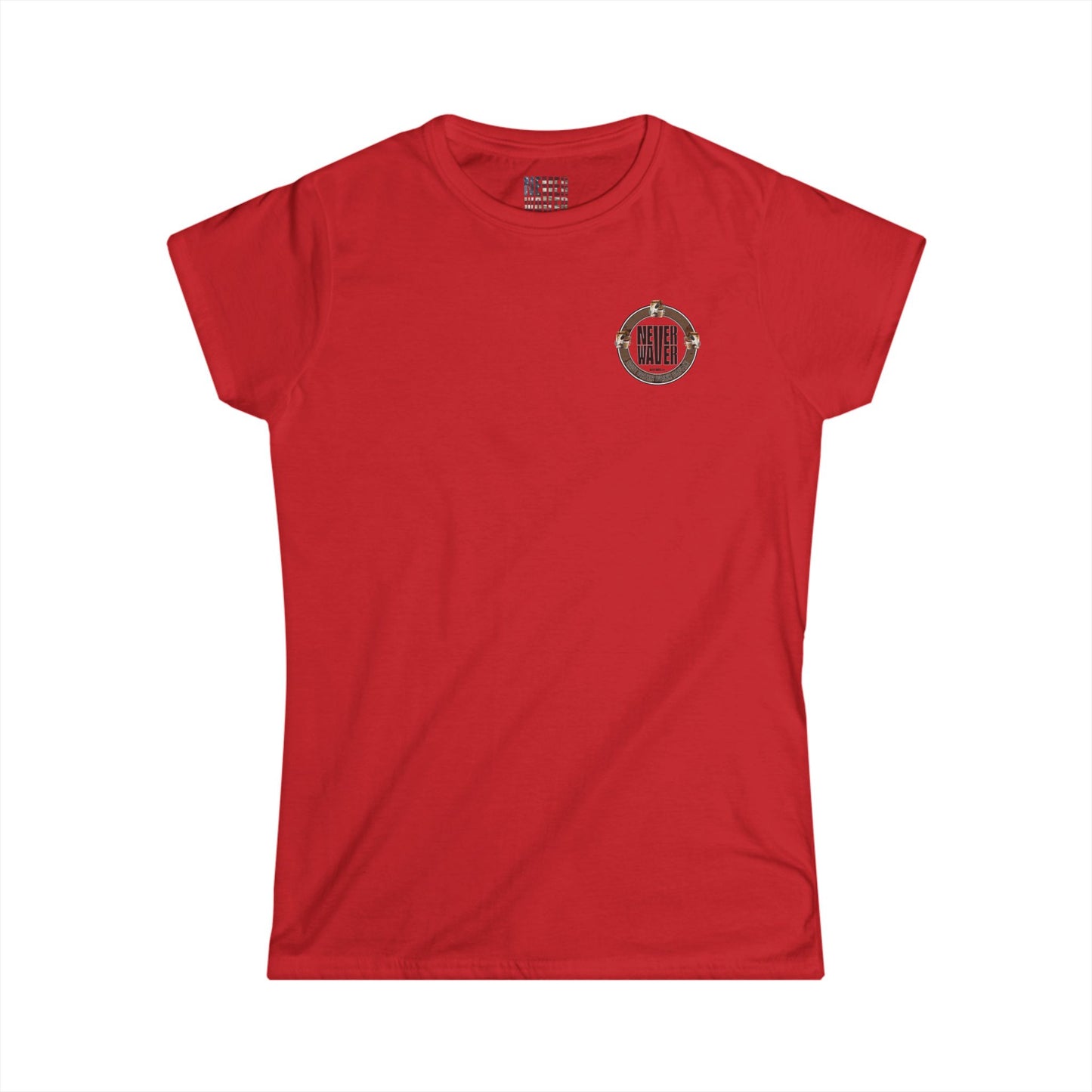 Never Waver Save Water Drink Coffee Women's Soft Style Tee