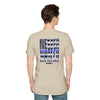 Never Waver Back The Blue  Unisex Softstyle T-Shirt