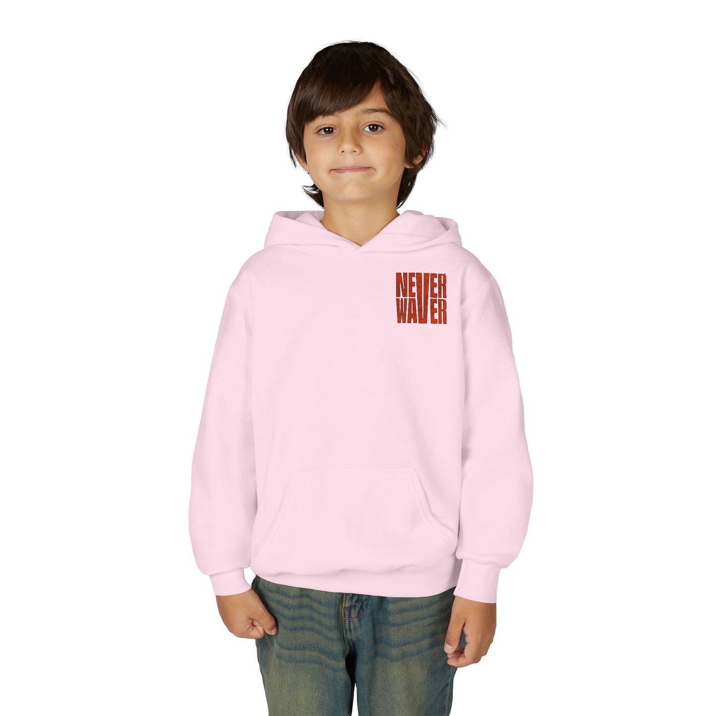 Cleveland Fans Never Waver Youth Heavy Blend Hooded Sweatshirt