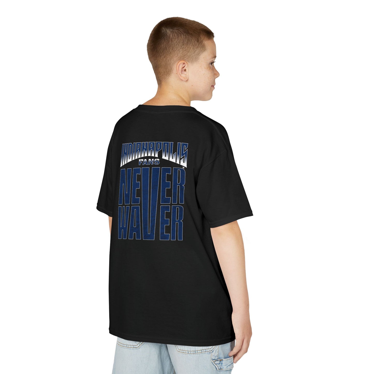 Indianapolis Fans Never Waver Kids Heavy Cotton™ Tee
