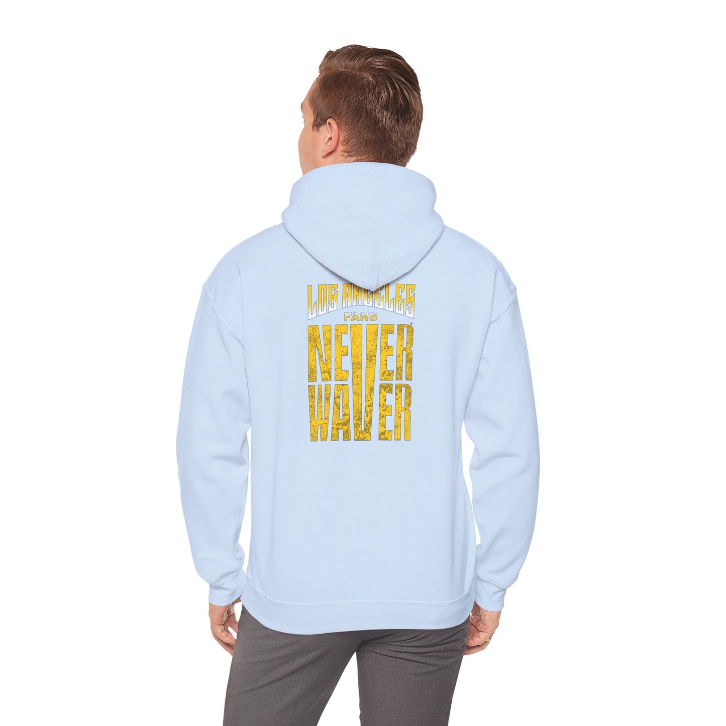 "Los Angeles Fans Never Waver" Unisex Heavy Blend™ Hooded Sweatshirt