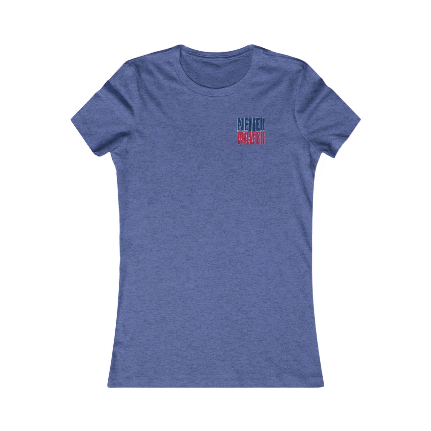 New England Fans Never Waver W-Leopard Football Women's Favorite Tee