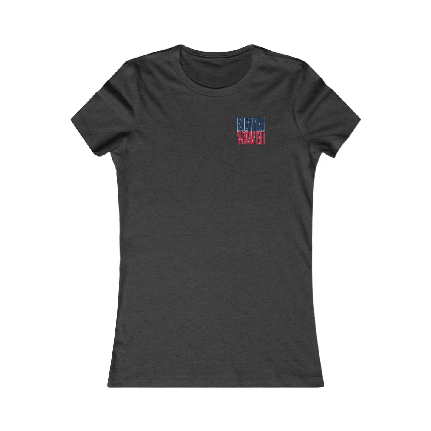 New England Fans Never Waver W-Leopard Football Women's Favorite Tee