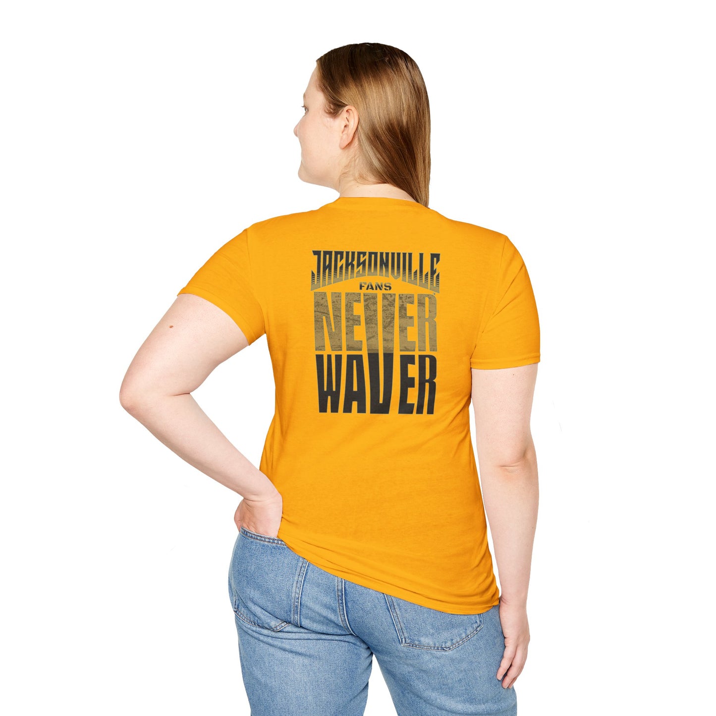 Jacksonville Fans Never Waver Unisex Softstyle T-Shirt