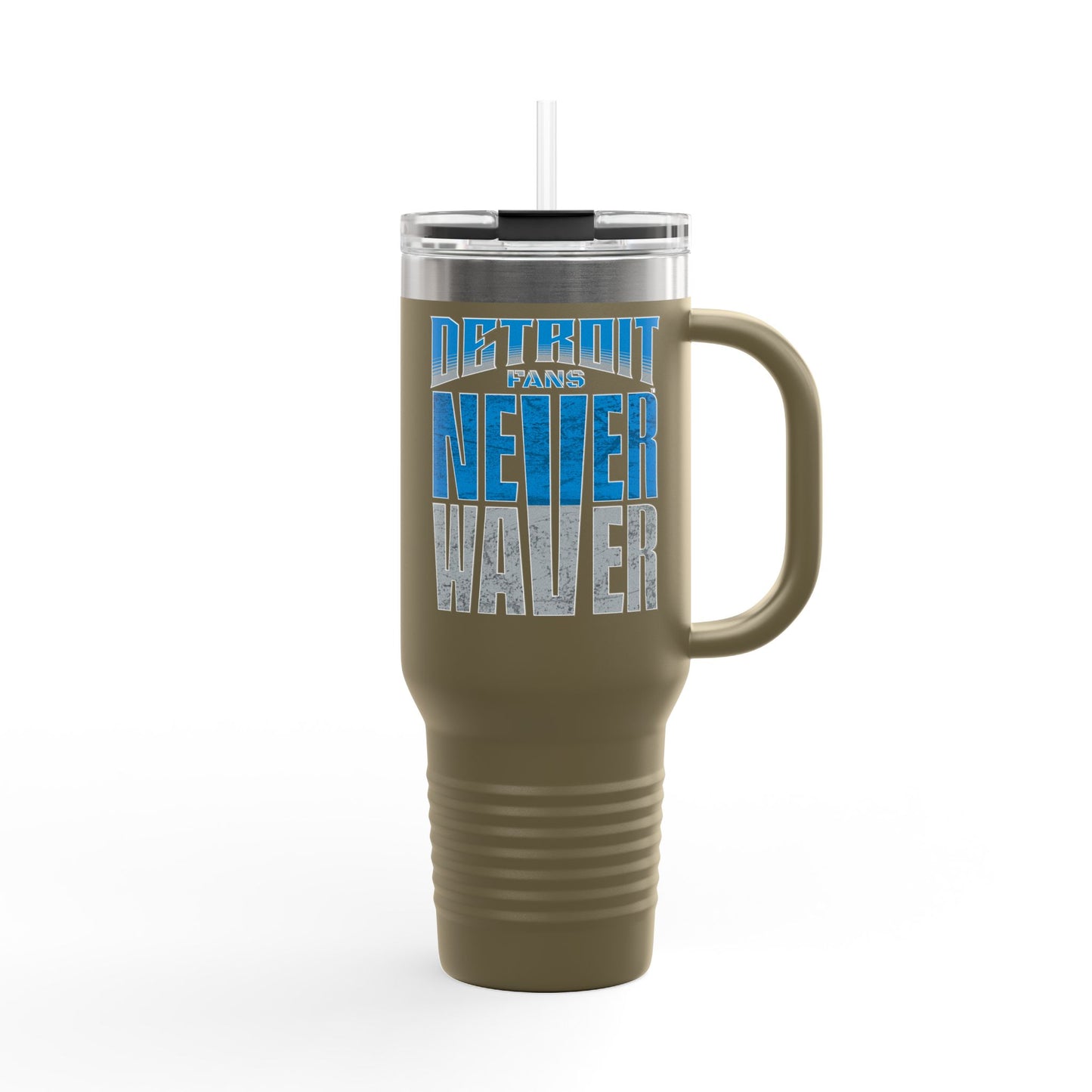Detroit Fans Never Waver Insulated Travel Mug, 40oz