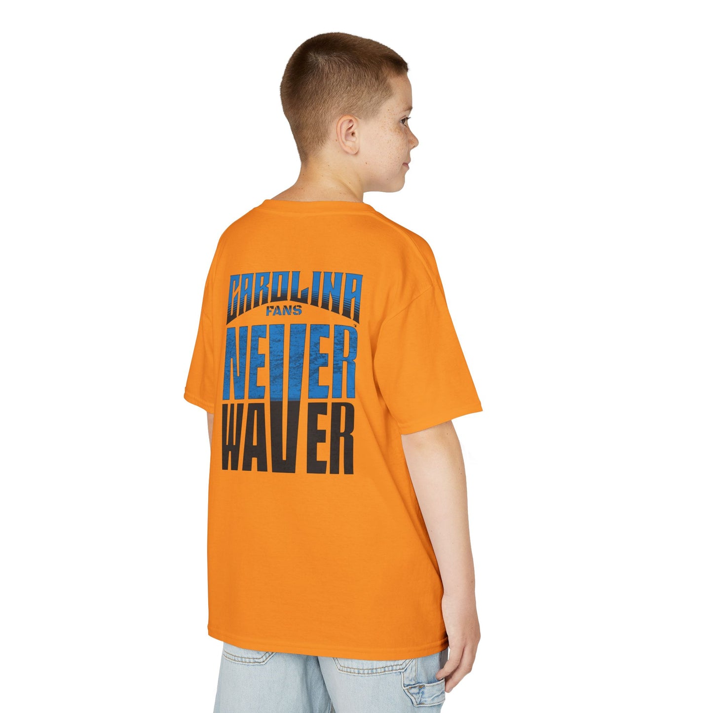 Carolina Fans Never Waver Kids Heavy Cotton™ Tee