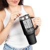 "Never Waver” Jesus Insulated Travel Mug -a bold, eye-catching design that reflects a steadfast faith and confidence in Christ. " - 40oz Sporty Drinkware