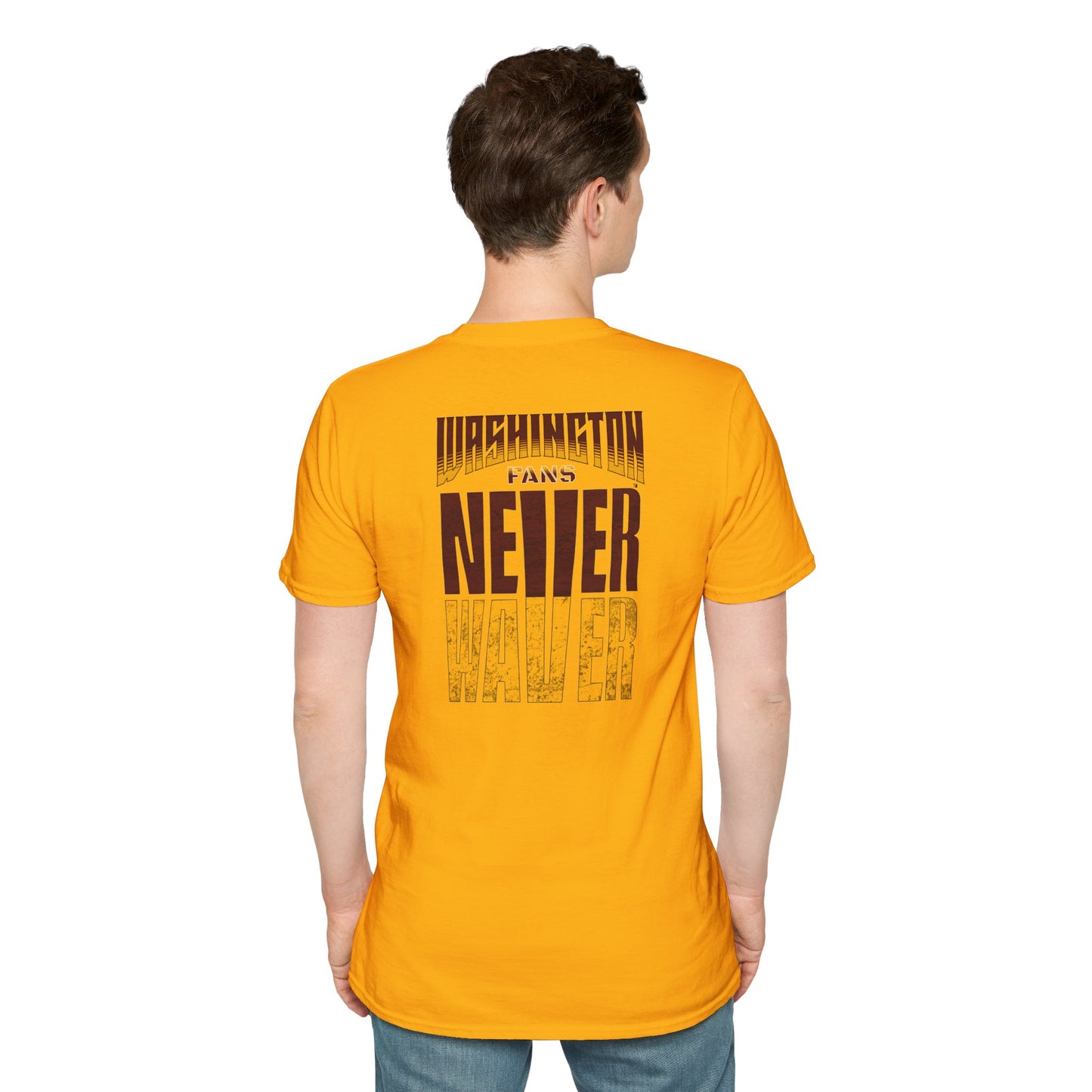 Washington Fans Never Waver Unisex Softstyle T-Shirt