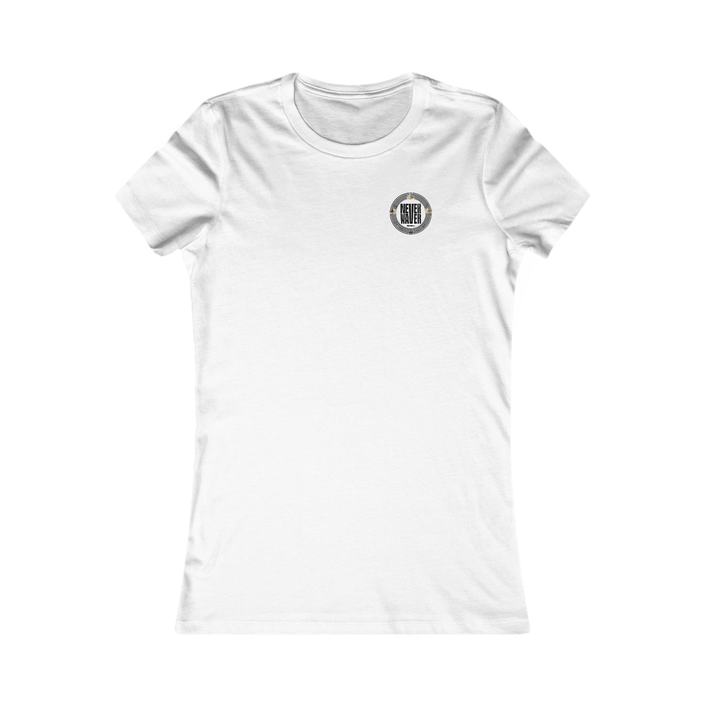 Never Waver Drinks Well With Others Women's Favorite Tee