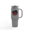 Never Waver Be Red Withe And A Little Bougie  Insulated Travel Mug, 40oz
