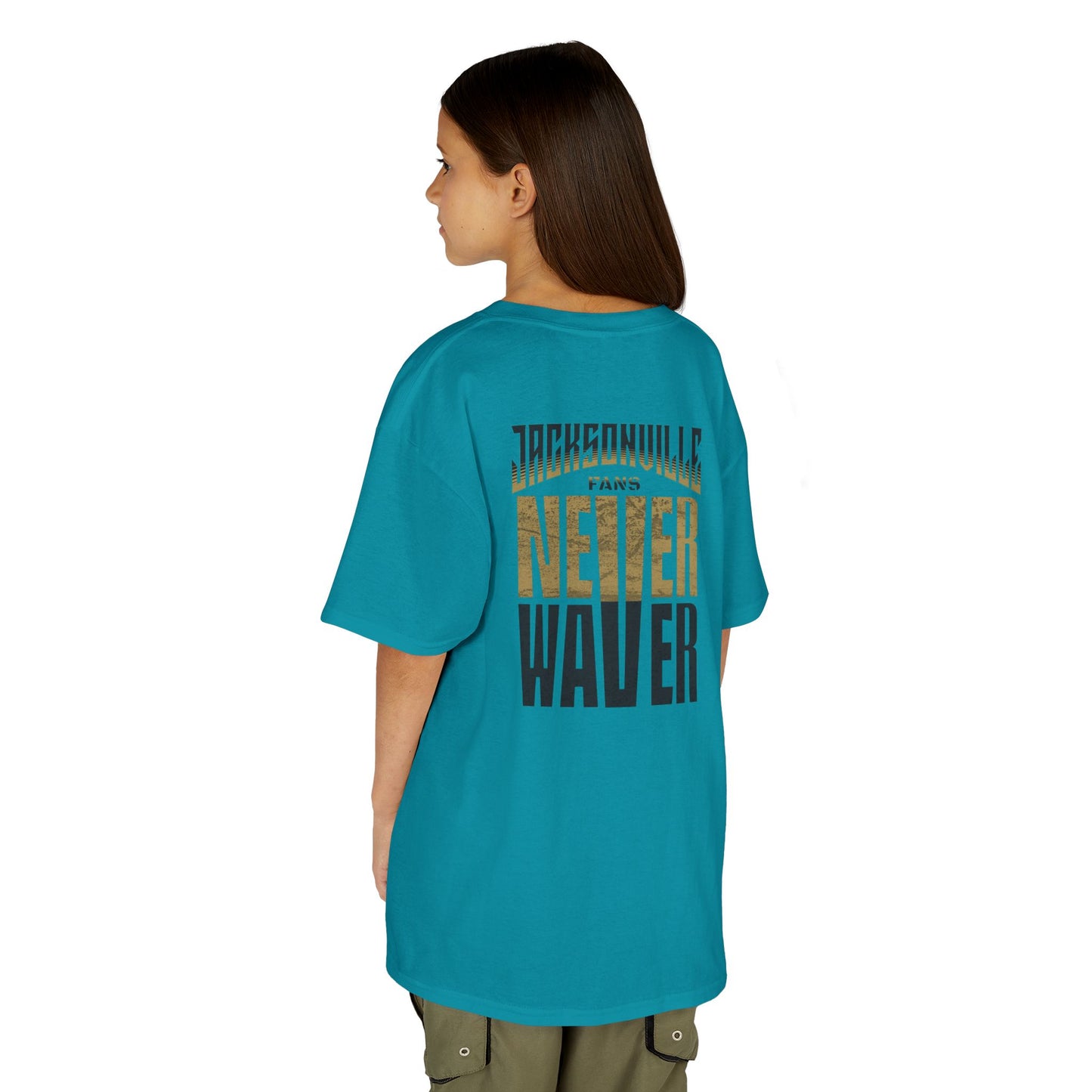 Jacksonville Fans Never Waver Kids Heavy Cotton™ Tee