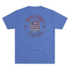 Respect Is Earned Never Waver It's Not Given Unisex Tri-Blend Crew Tee