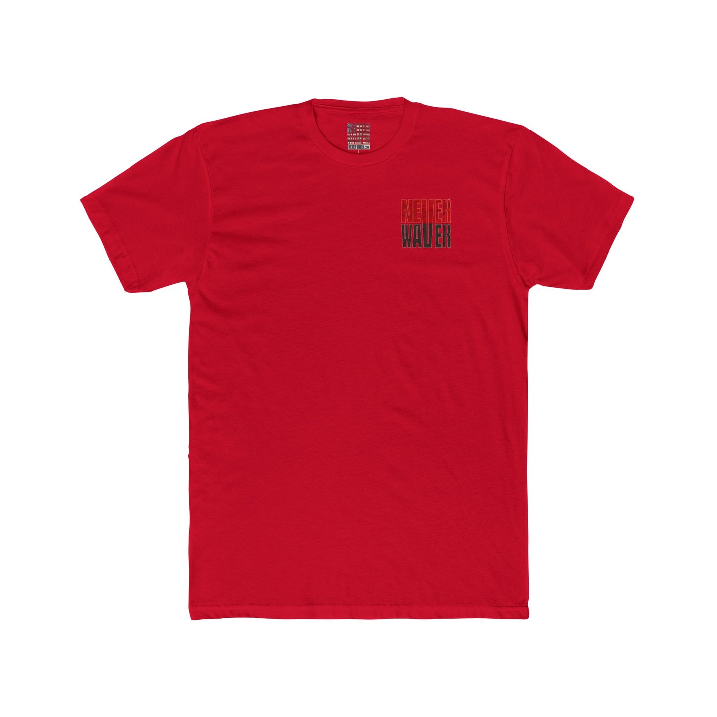 Tampa Bay Fans Never Waver Unisex Cotton Crew Tee