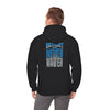 "Detroit Fans NEVER WAVER w Leopard Football" Inspirational Wear Unisex Heavy Blend™ Hooded Sweatshirt