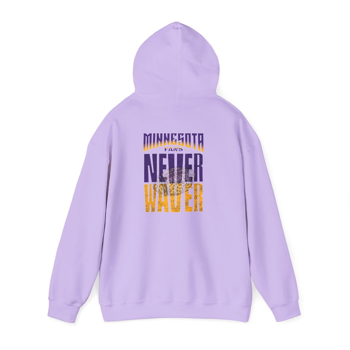 Minnesota Fans Never Waver w Leopard Football Unisex Heavy Blend™ Hoodie