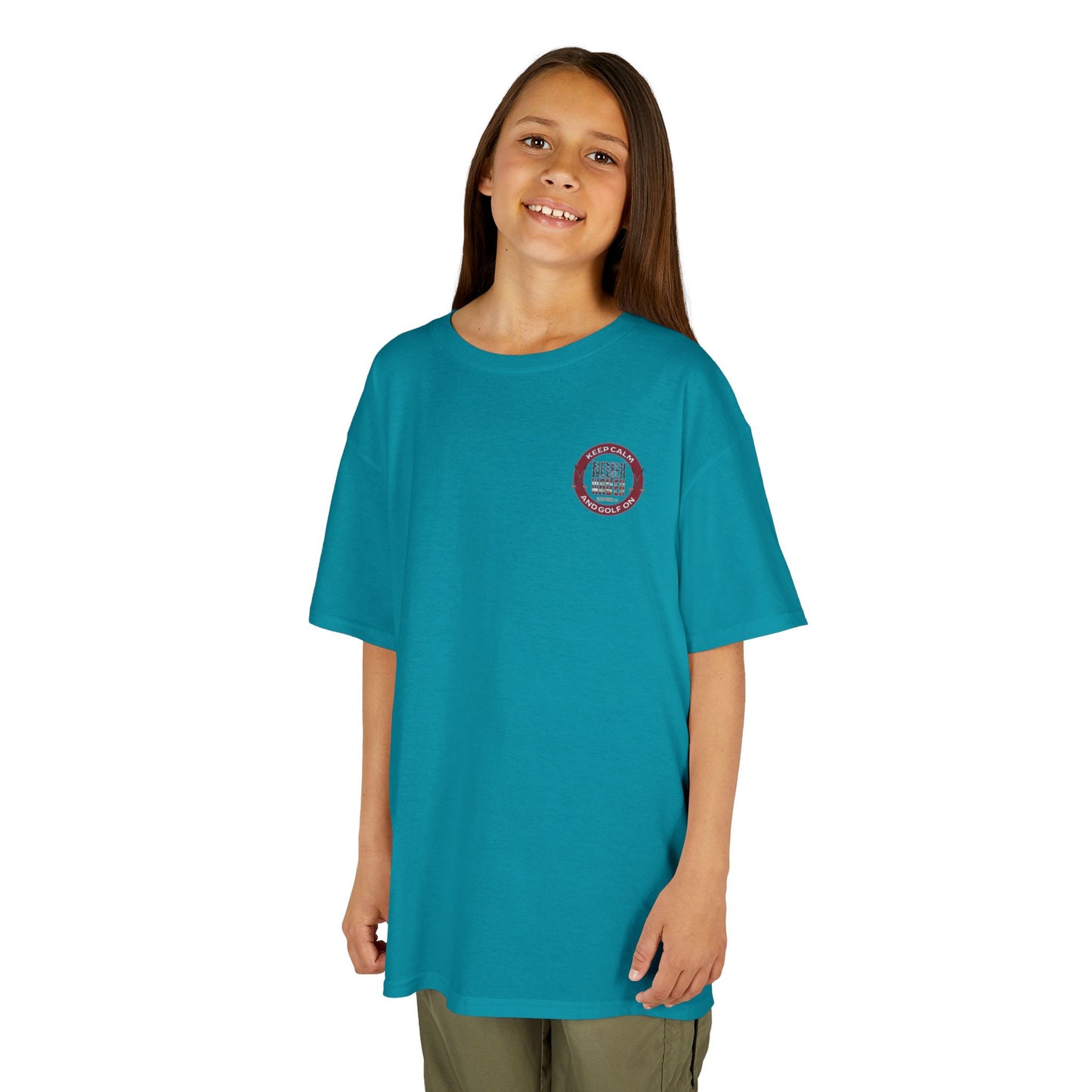 Keep Calm Never Waver and Golf On Kids Golf Tee