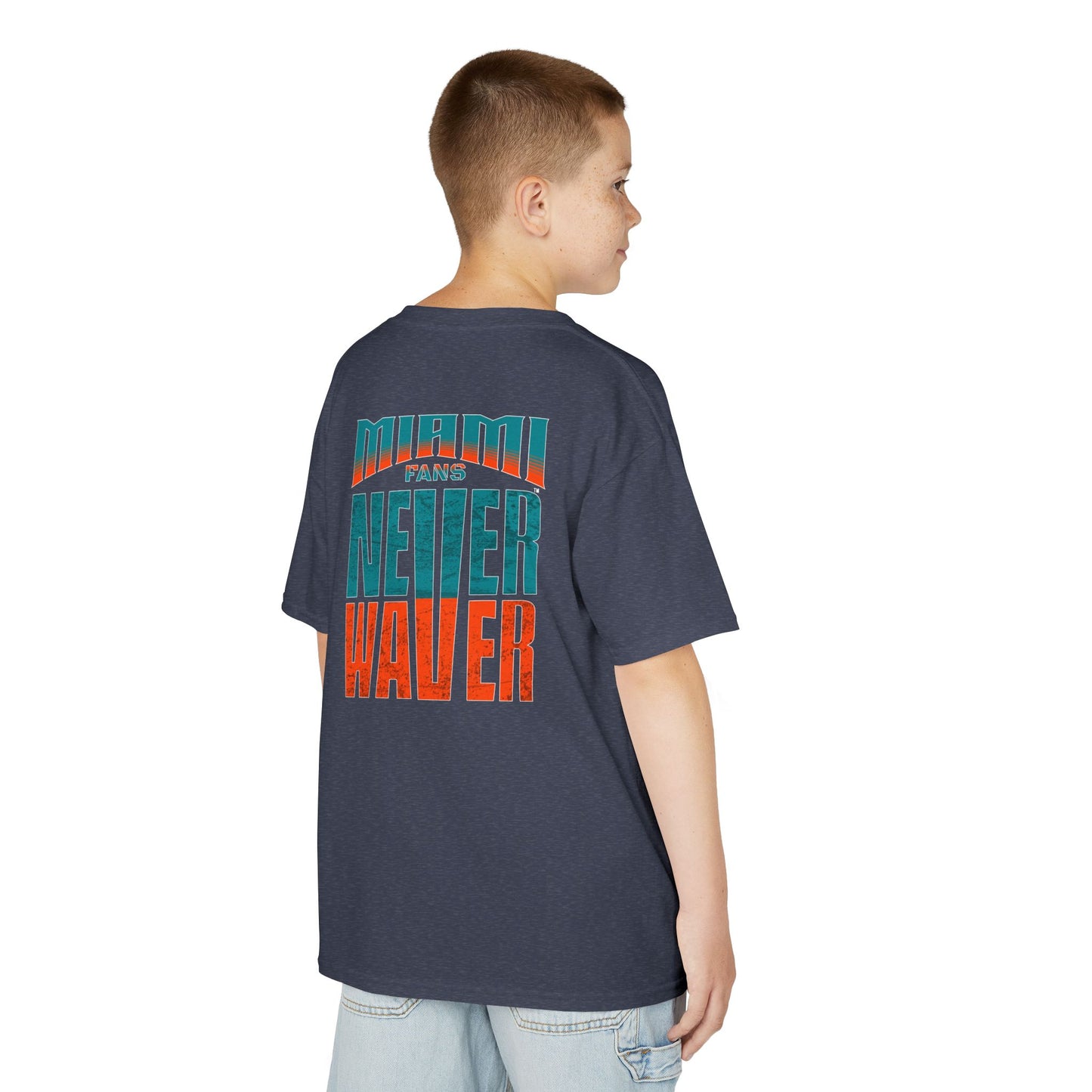 Miami Fans Never Waver Kids Heavy Cotton™ Tee