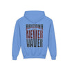 Arizona Fans Never Waver Youth Heavy Blend Hooded Sweatshirt