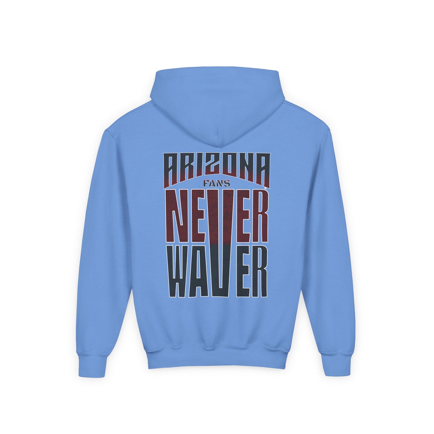 Arizona Fans Never Waver Youth Heavy Blend Hooded Sweatshirt