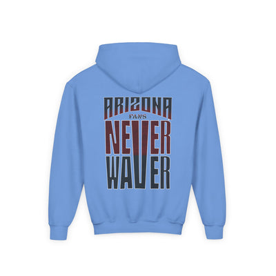 Arizona Fans Never Waver Youth Heavy Blend Hooded Sweatshirt