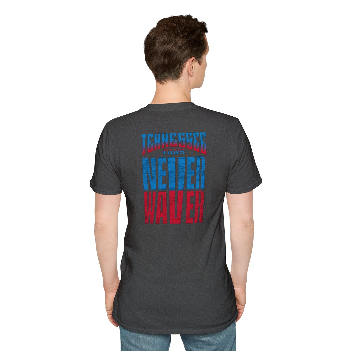 Tennessee Fans Never Waver Unisex Softstyle T-Shirt