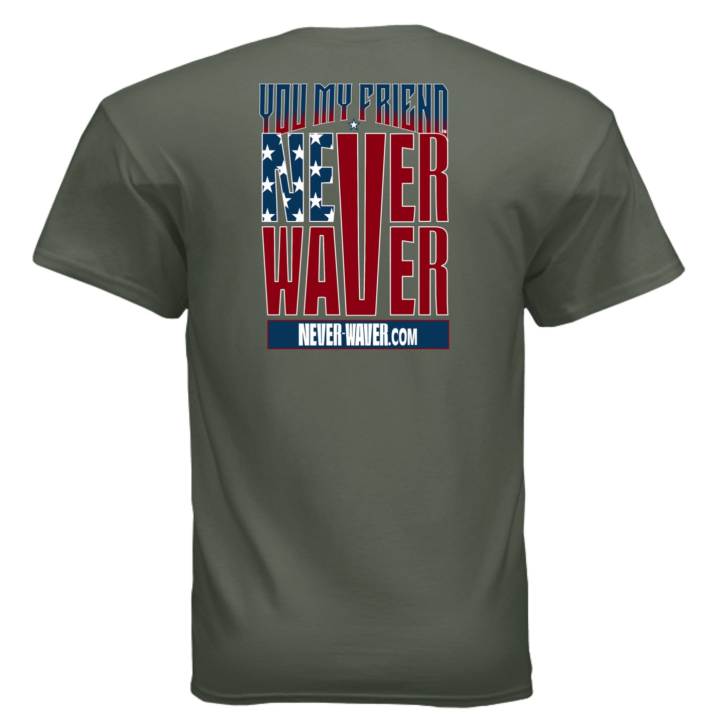 MILITARY GREEN - BACK