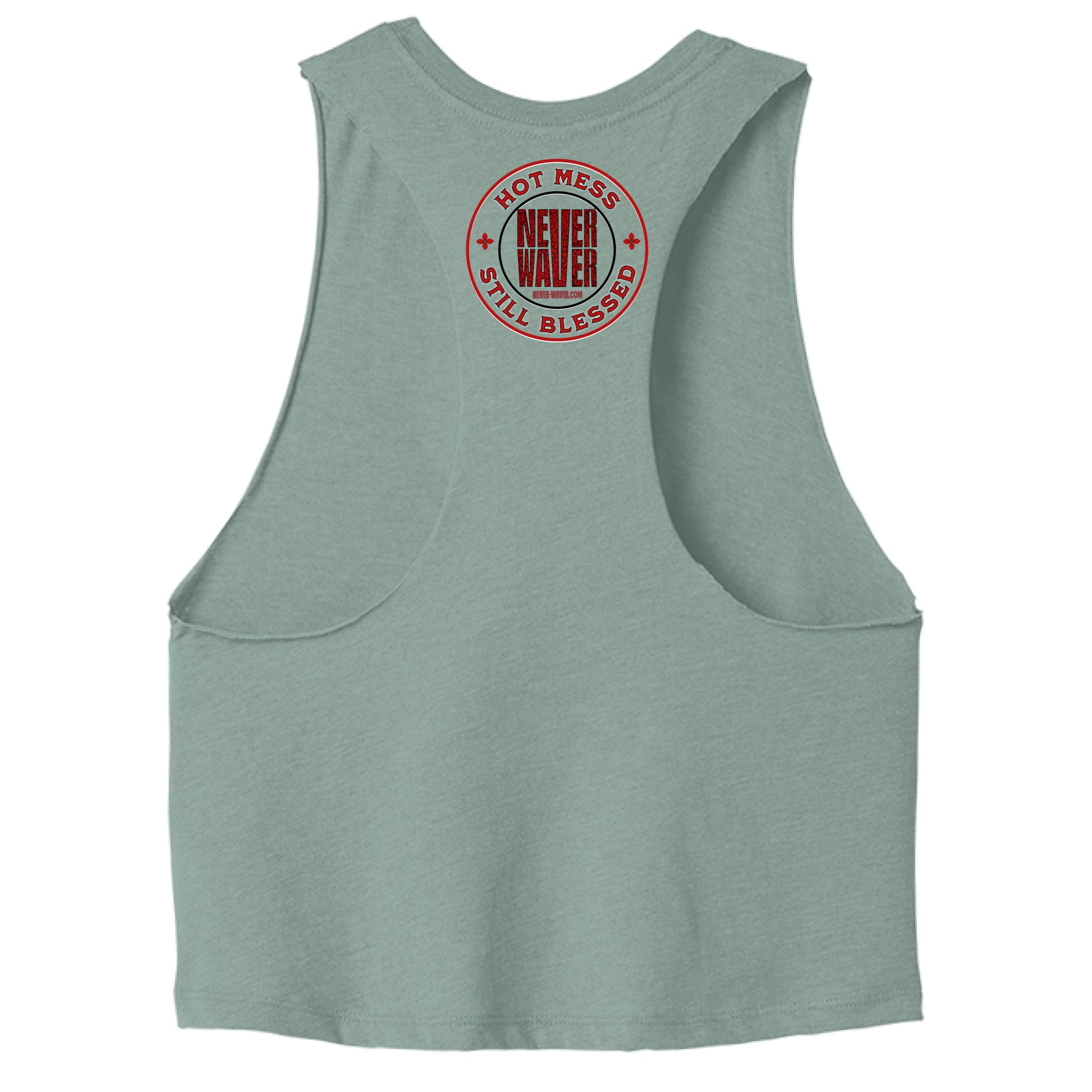 Heather Dusty Blue - BACK