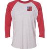 Vintage Red/ Heather White - 6051 - FRONT