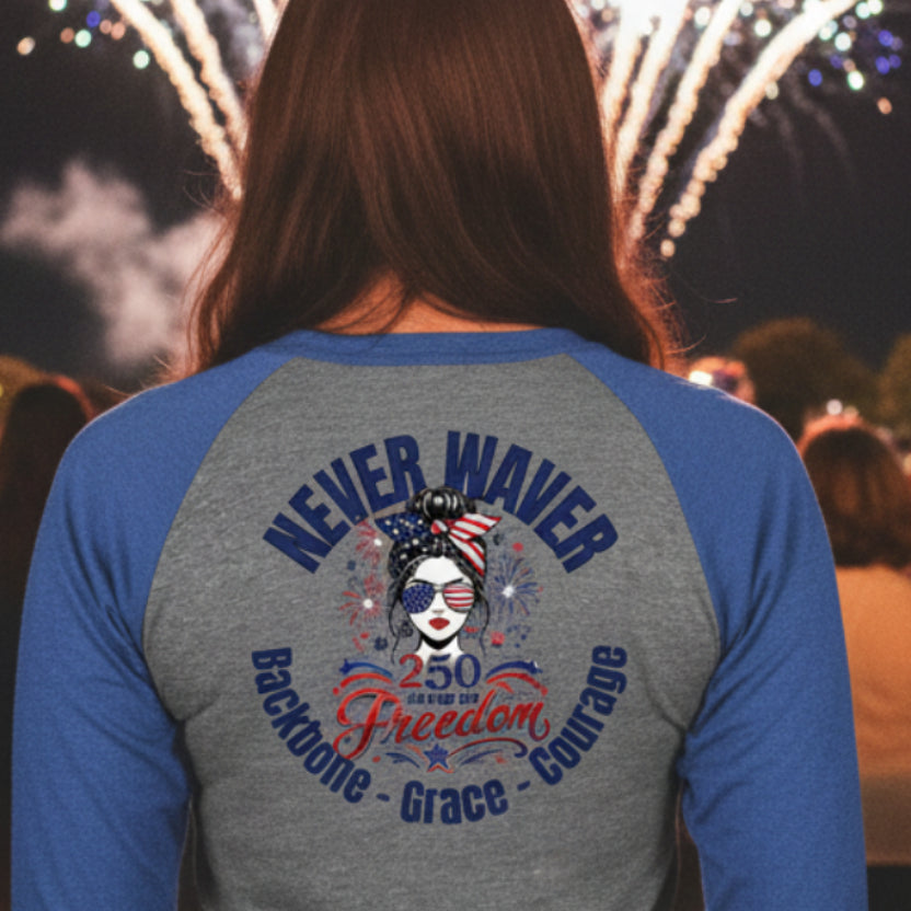 Vintage Royal/ Premium Heather - 6051 - BACK