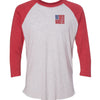 Vintage Red/ Heather White - 6051 - FRONT