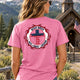Faith Family Freedom Never Waver Patriotic Cross Women's V-Neck by Never Waver
