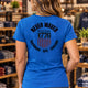 NEVER WAVER® 1776 | We the People 250-Year Anniversary Tee - Ladies V-neck by Never Waver