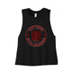 Hot Mess Never Waver Still Blessed Ladies Racerback Cropped Tank by Never Waver