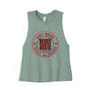 Hot Mess Never Waver Still Blessed Ladies Racerback Cropped Tank by Never Waver