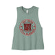 Hot Mess Never Waver Still Blessed Ladies Racerback Cropped Tank by Never Waver