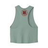 Hot Mess Never Waver Still Blessed Ladies Racerback Cropped Tank by Never Waver