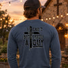 I Can't, But I Know a Guy | Christian Long-Sleeve Tee | Never Waver® by Never Waver